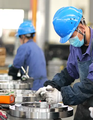 Slewing bearing assembly