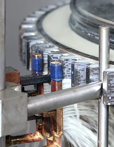 Slewing ring gear hardening